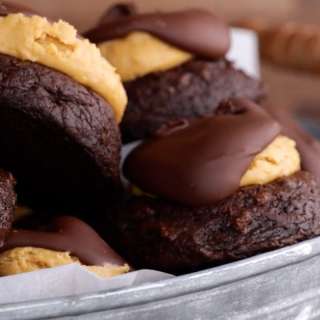 Buckeye Brownie Cookies