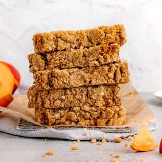 Cinnamon Streusel Peach Bread