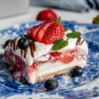 4th of July Ice Cream Casserole