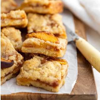 Peach Crumb Bars