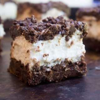 Marshmallow Crunch Brownie Bars