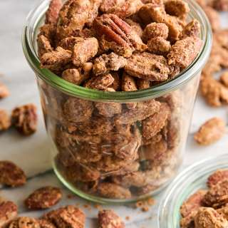Cinnamon Sugar Candied Nuts