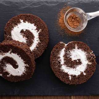 Chocolate Cake Roll (Swiss Roll)