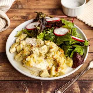 Baked Parmesan Artichoke Chicken