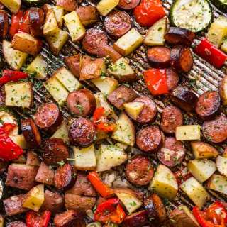 Sheet Pan Sausage and Vegetables