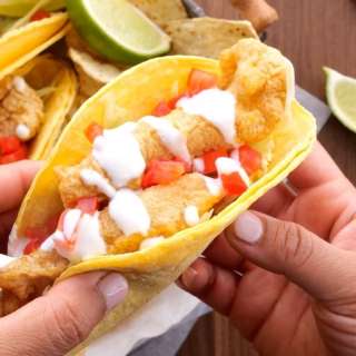 Beer Battered Crispy Fish Tacos