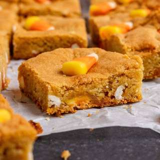 Candy Corn Blondies
