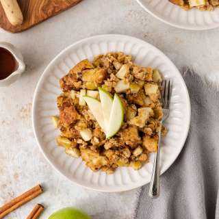 Apple Crisp French Toast Bake