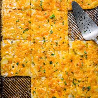 Sheet Pan Scalloped Potatoes