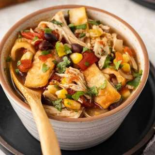 Slow Cooker Chicken Tortilla Soup