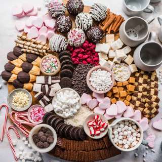Hot Chocolate Charcuterie Board