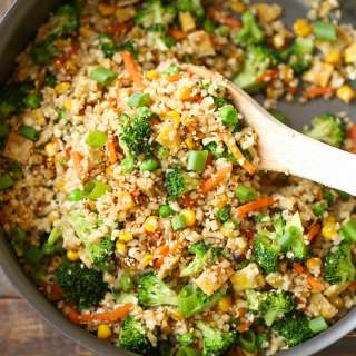 10 Minute Healthy Cauliflower Rice