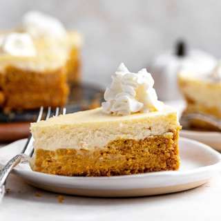 Double-Layer Pumpkin Cheesecake