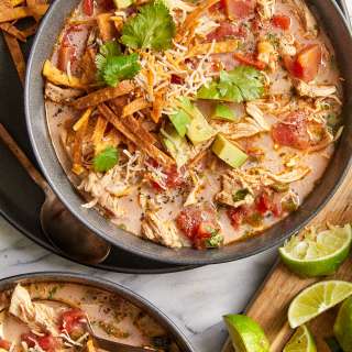 Creamy Chicken Tortilla Soup