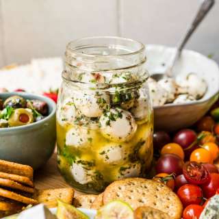 Marinated Mozzarella Cheese Balls
