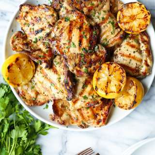 Lemon Garlic Chicken Thighs