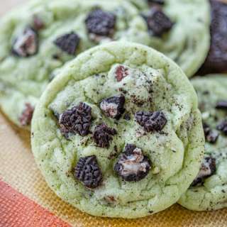 Mint Oreo Chip Cookies