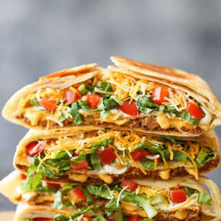 Homemade Crunch Wrap Supreme