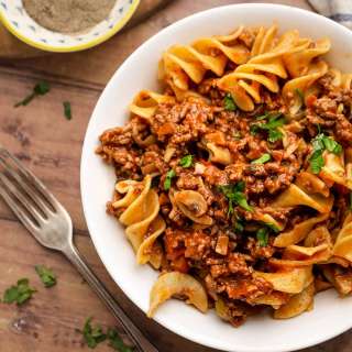 Swiss Steak Noodles