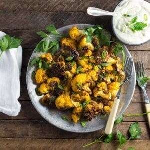 Cumin-Roasted Cauliflower with Whipped Feta