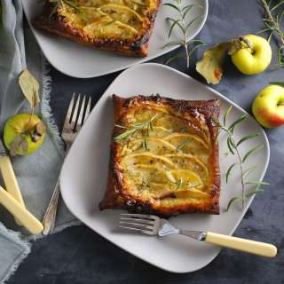 Apple Tarts with Rosemary-Lime Sugar