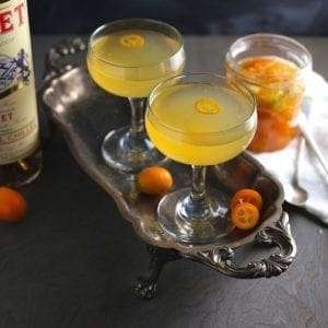 Kumquat-Ginger Rosé Cocktail