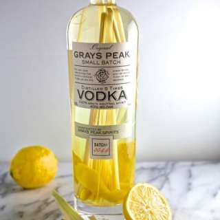 Lemongrass and Lemon-Peel Infused Vodka