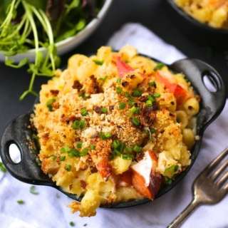 Lobster Mac and Cheese (with Garlic & Lemon Breadcrumbs)
