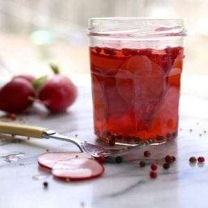 Sweet & Sour Pickled Radishes