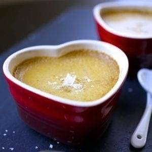 Salted Caramel Brown Sugar Pots de Crème