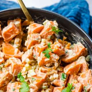 Creamy Spicy Sweet Potato Salad