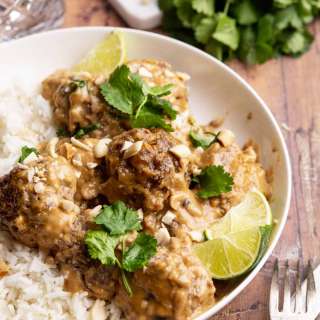 Thai Meatball Peanut Satay