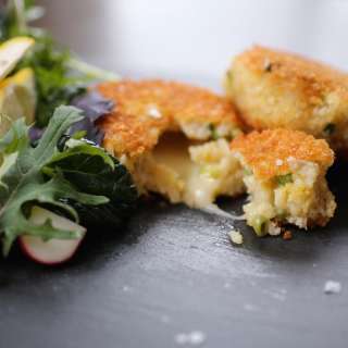 Crispy Risotto Cakes with Taleggio Cheese