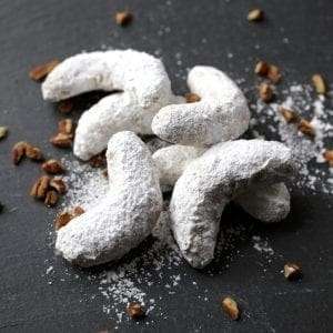 Pecan Crescent Cookies