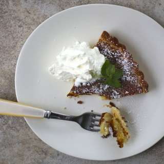 Custard Tart with Pear and Ginger