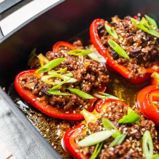 Korean Beef Stuffed Peppers