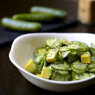 Pickled Cucumber and Avocado Salad