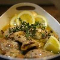 Baked Chicken Thighs with Lemon and Garlic