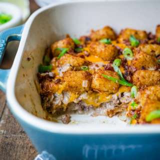 Bacon Cheeseburger Tater Tot Casserole