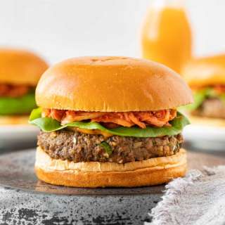 Korean Beef Bulgogi Burger