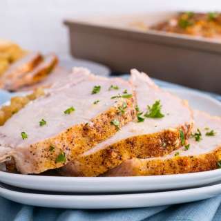 Ultimate Garlic Pork Loin Roast