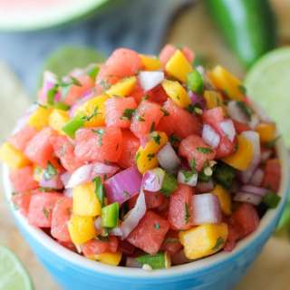 Watermelon Mango Pico de Gallo