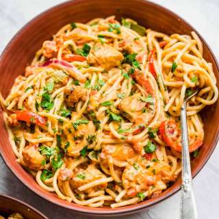 Creamy Chicken Fajita Pasta