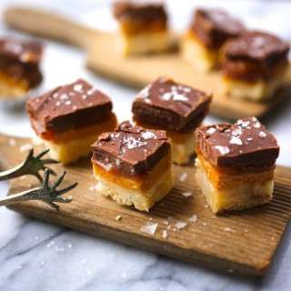 Salted Caramel Peanut Butter Bars