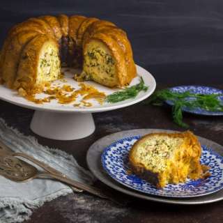 Phyllo Torte Stuffed with Chicken, Ricotta and Swiss Chard