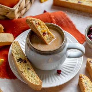 Cranberry Orange Biscotti Cookies