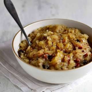 Braised Sauerkraut – Czech Dušené kysané zelí