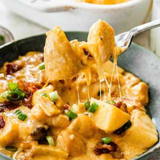 Chicken Bacon Ranch Gratin Potatoes