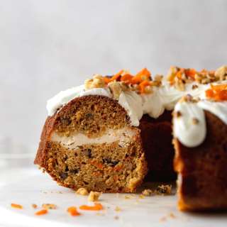 Carrot Cheesecake Bundt Cake