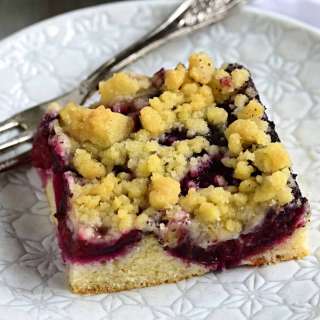 Zwetschgenkuchen (German plum cake)
